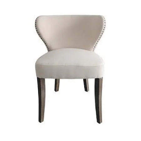 Side Chair with Tufted Back